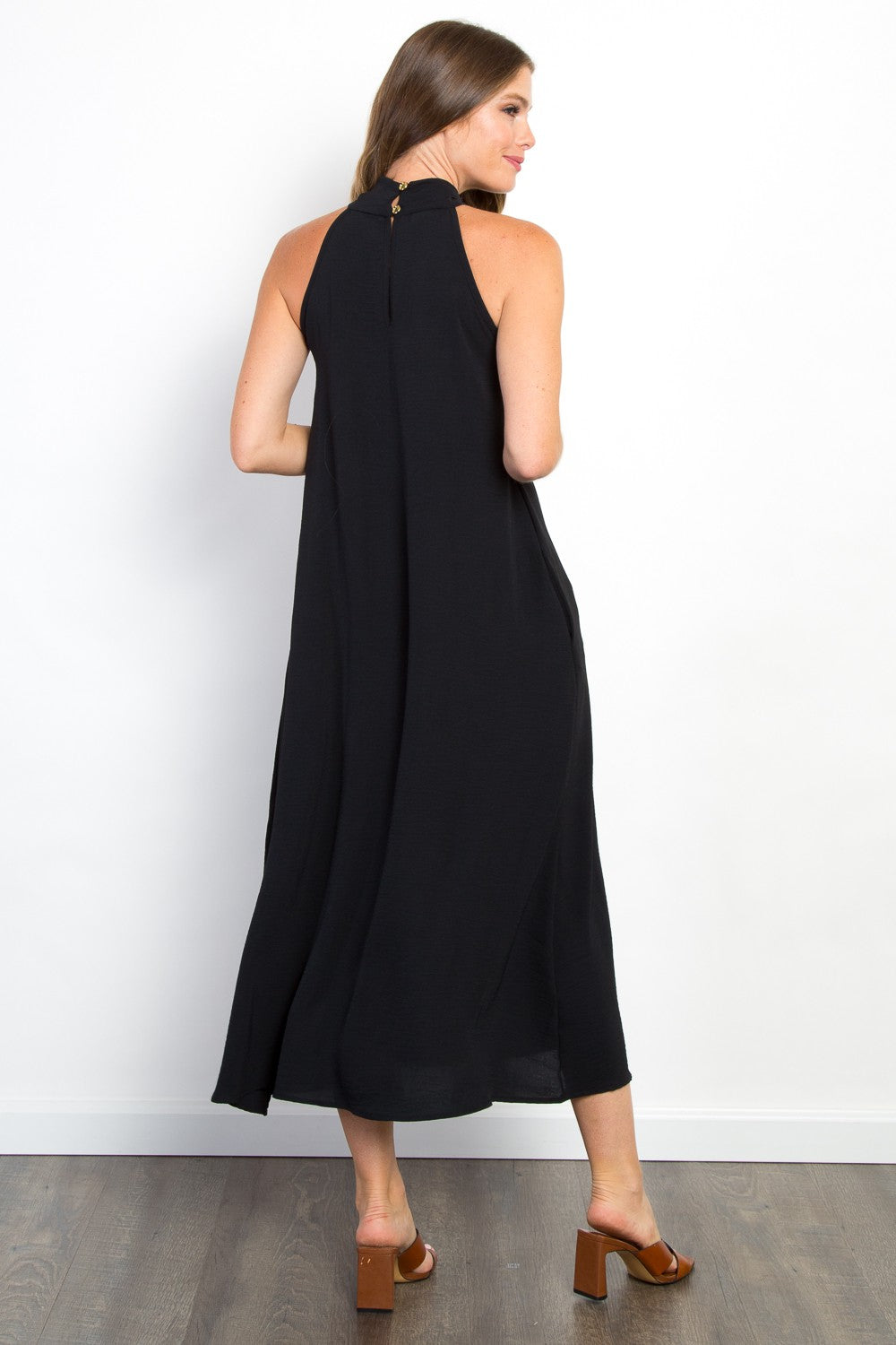 Halter Neck Woven Dress